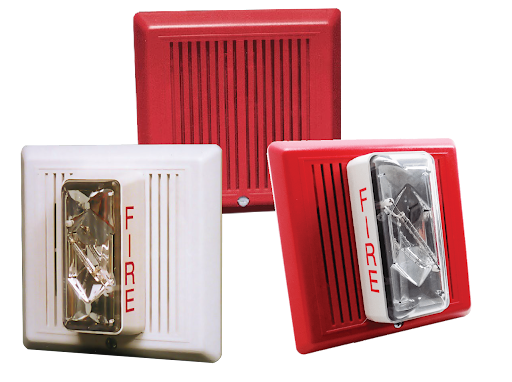 Temporal Wall Horns & Horn-Strobes (Red & White Series)